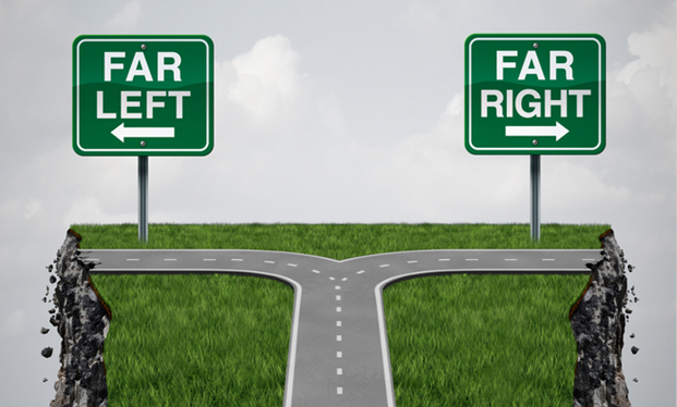 The far left and far right